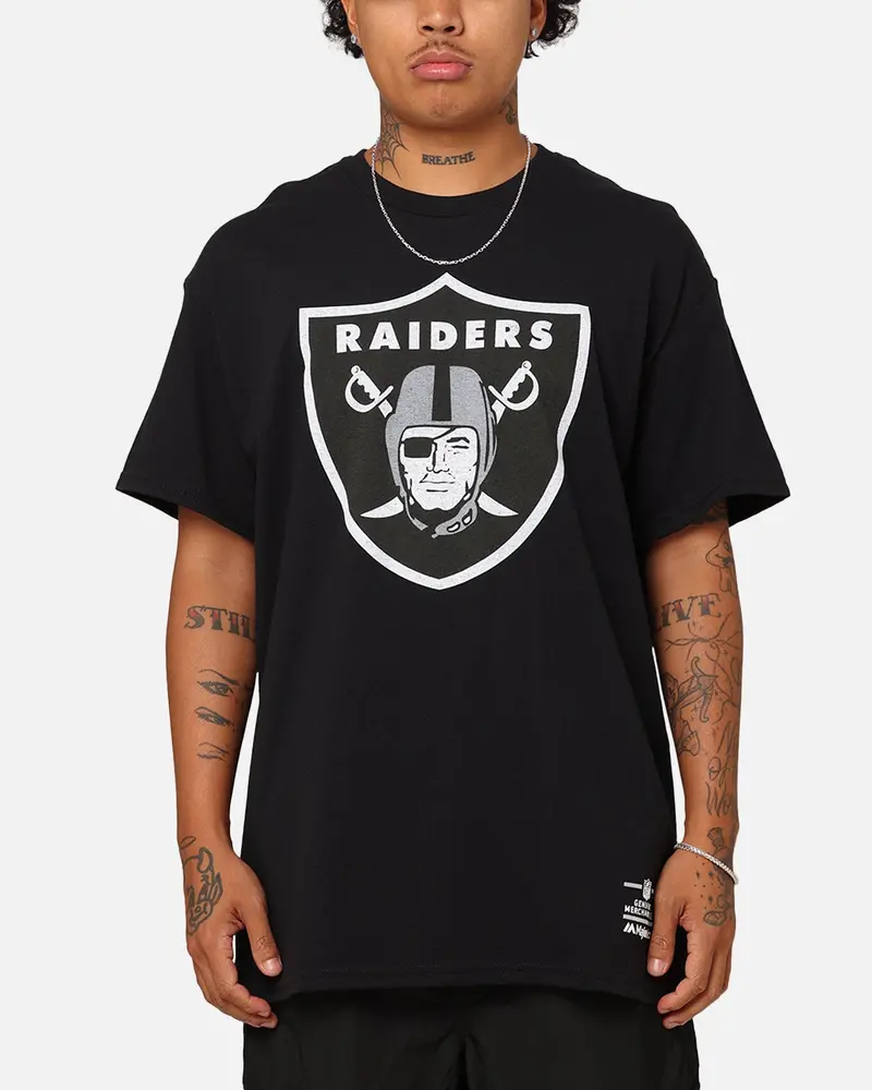 Majestic Athletic Las Vegas Raiders Team Crest T-Shirt Black 1