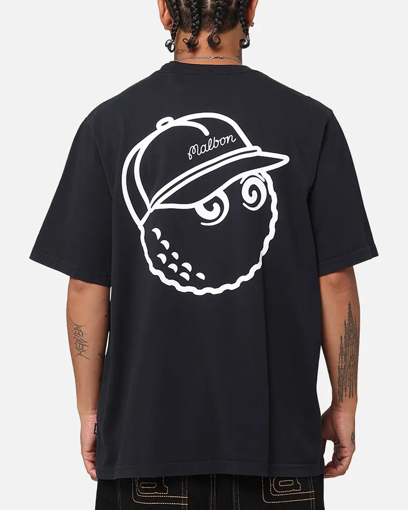 Malbon Baldwin Buckets Knockout T-Shirt Black 1