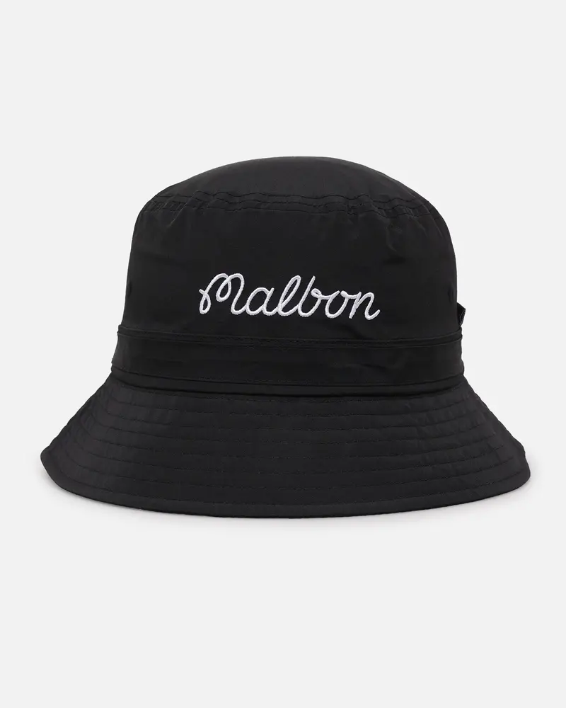 Malbon Nylon Bucket Hat Black/Black 1