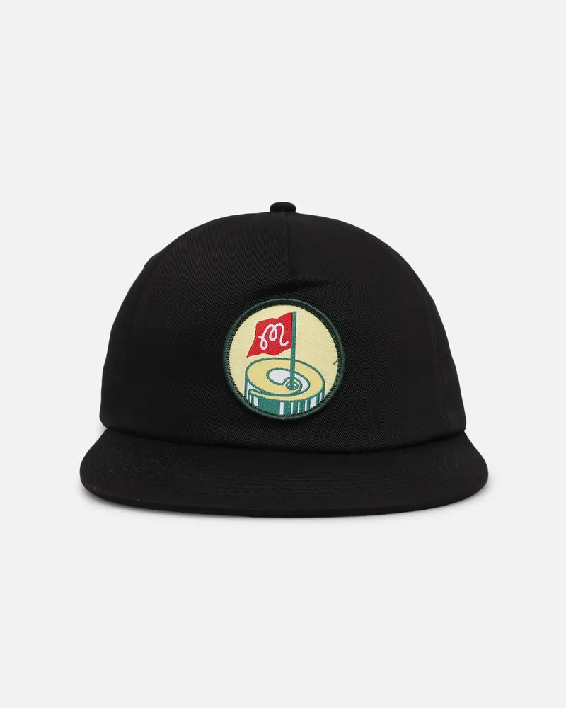 Malbon Pin High Painters 6 Panel Snapback Black 1