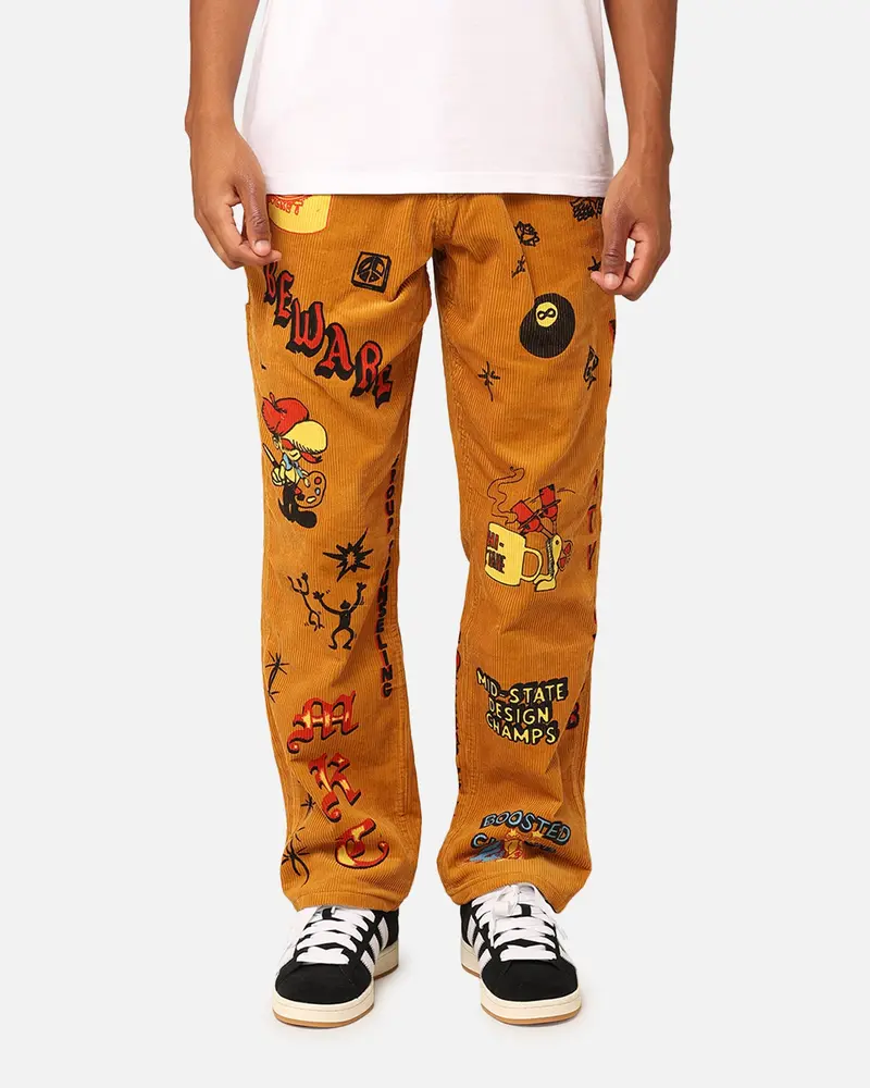 Market Boosted Club Corduroy Pants Rattan 1