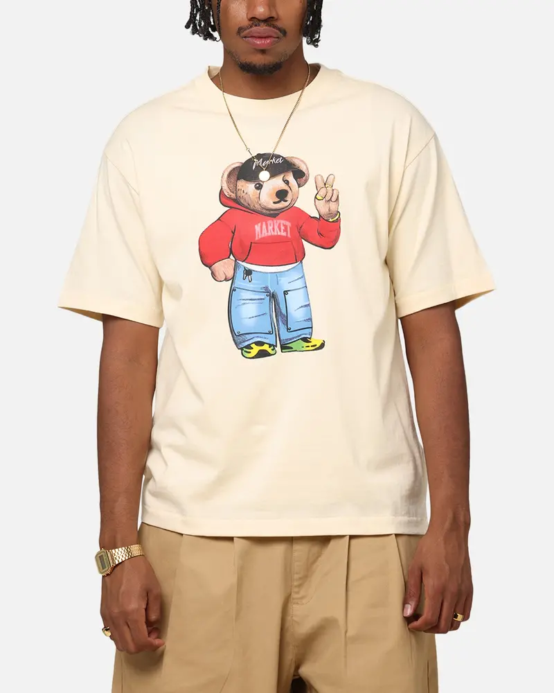 Market Fit Check Bear T-Shirt Cream 1