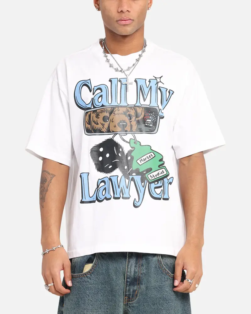 Market Lawyer Chase T-Shirt White 1
