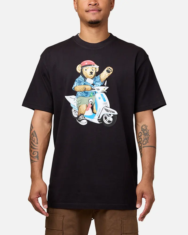 Market Living The Dream T-Shirt Washed Black 1