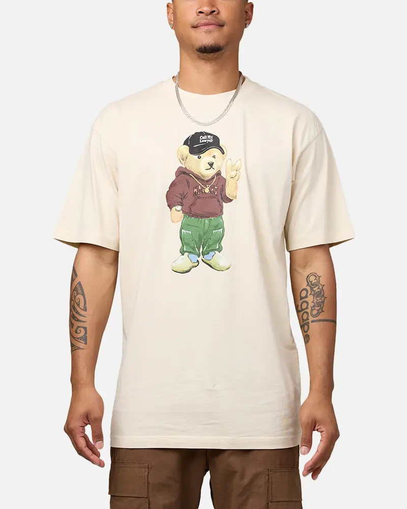 Market Peace Bear T-Shirt Ecru 1