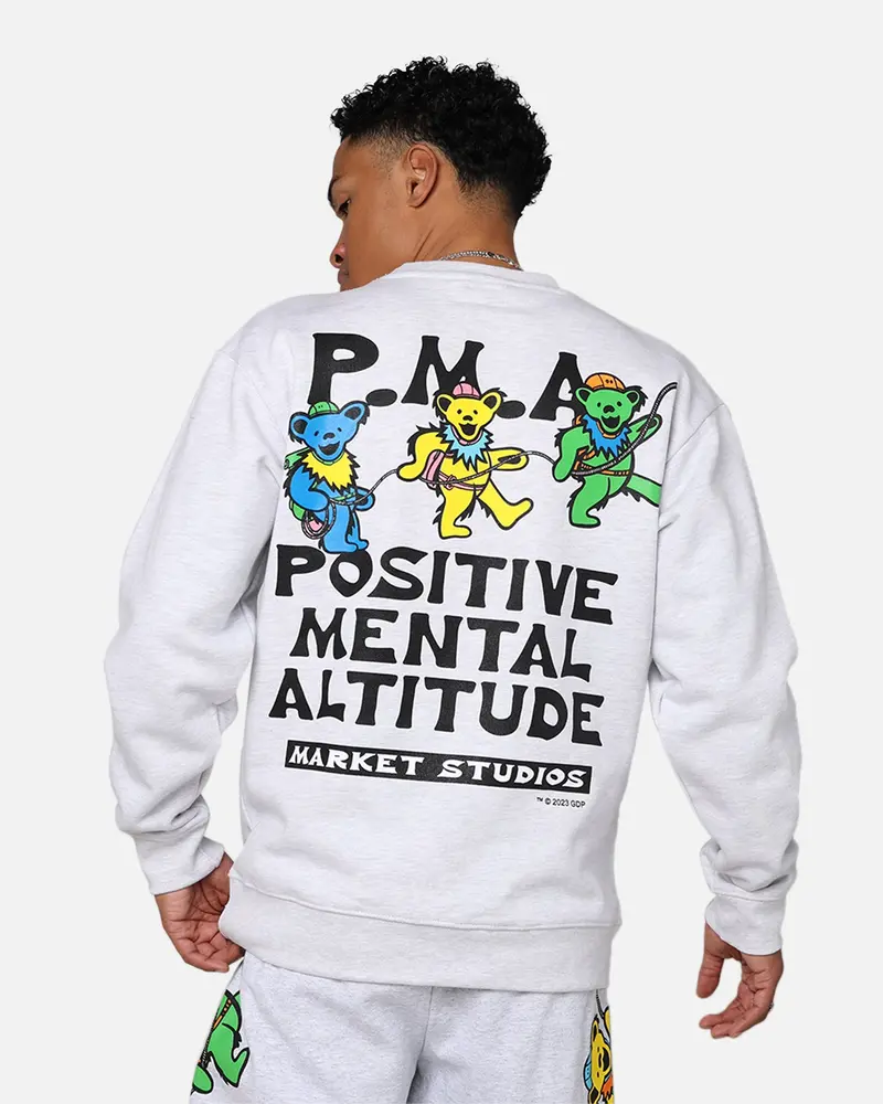 Market X Grateful Dead Pma Crewneck Grey 1