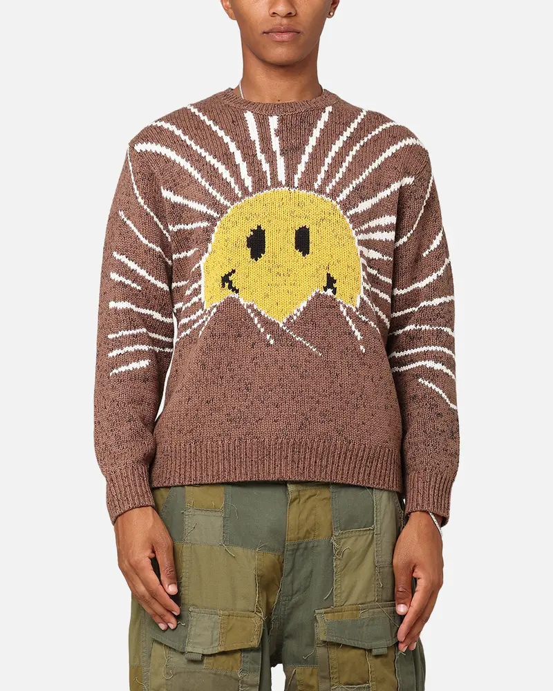 Market X Smiley Sunrise Sweater Acorn 1