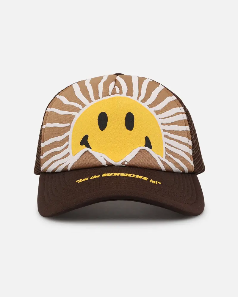 Market X Smiley Sunrise Trucker Snapback Acron 1