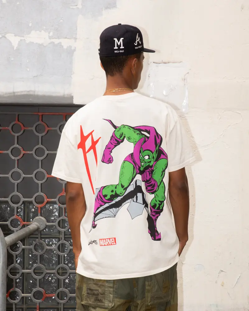 Marvel Spider-Man Green Goblin T-Shirt Off White 1