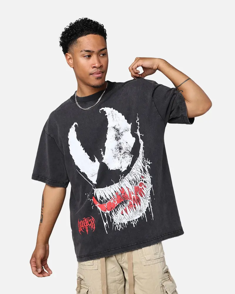 Marvel Spider-Man Venom T-Shirt Charcoal 1