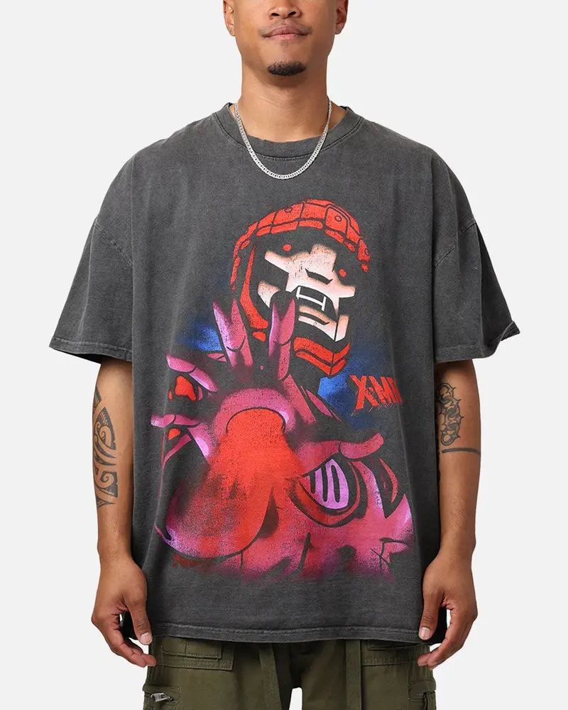 Marvel X-Men Sentinel Heavyweight T-Shirt Black Wash 1