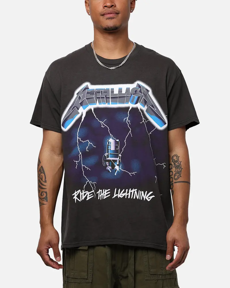 Merch Traffic 1995 Metallica Tour T-Shirt Black 1