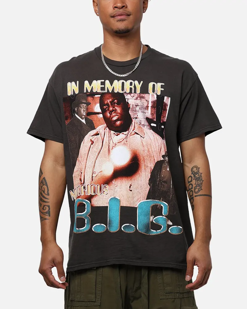 Merch Traffic Notorious Big T-Shirt Black 1