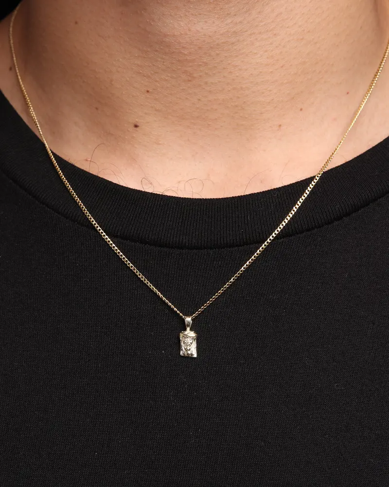 Mister Mini Jesus Piece Pendant 14Kt Gold 1
