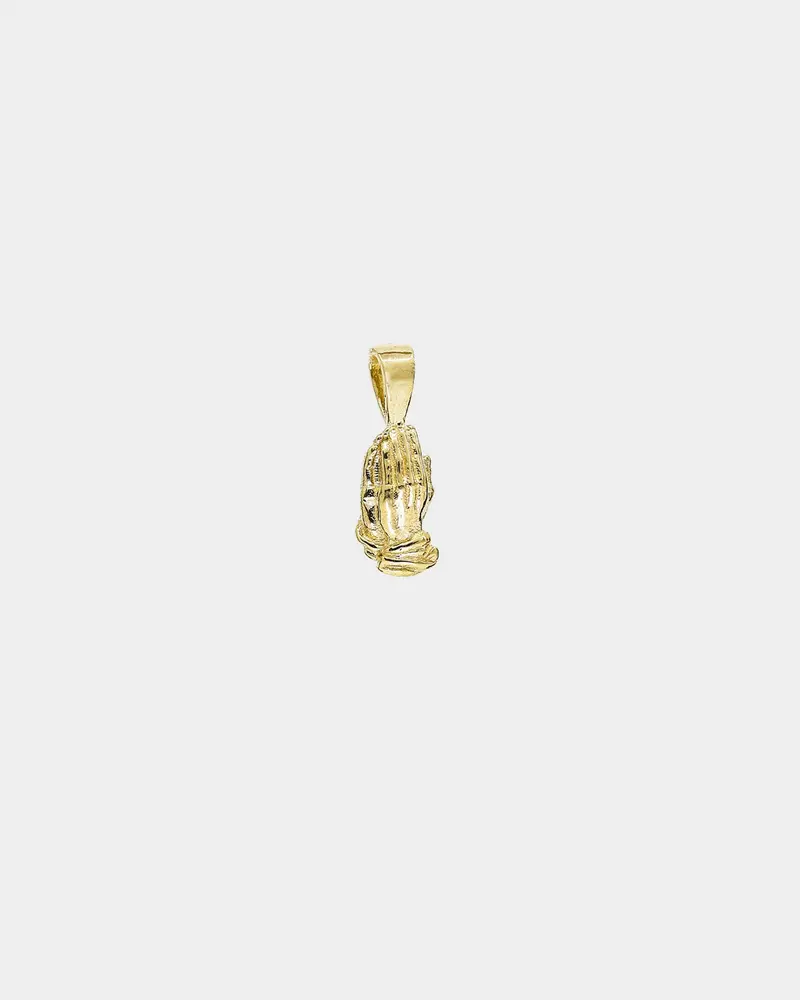Mister Mini Praying Hands Pendant 14Kt Gold 1