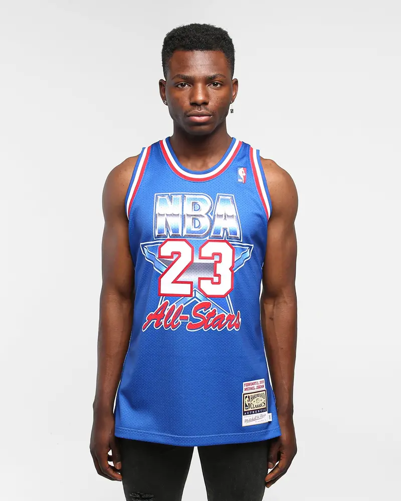 Mitchell & Ness '93 All Star East Michael Jordan #23 Authentic Nba Jersey Blue 1
