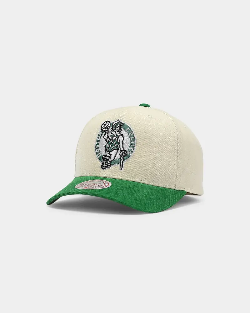 Mitchell & Ness Boston Celtics Pro Crown Snapback Off White/Green 1