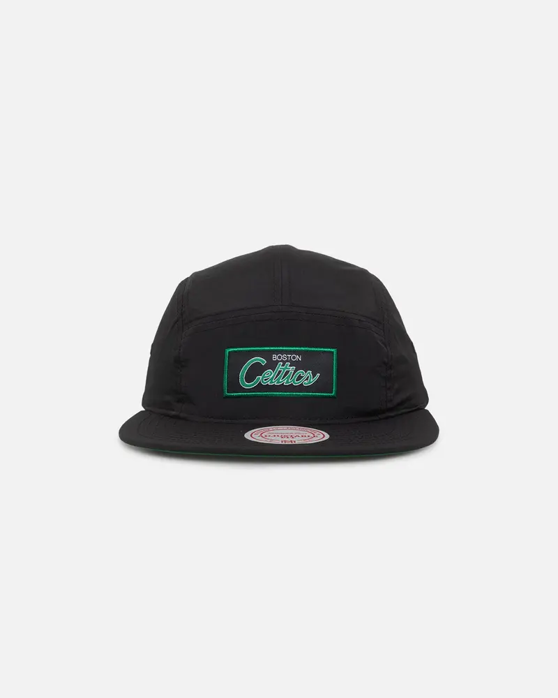 Mitchell & Ness Boston Celtics Team Logo Camper Strapback Black 1