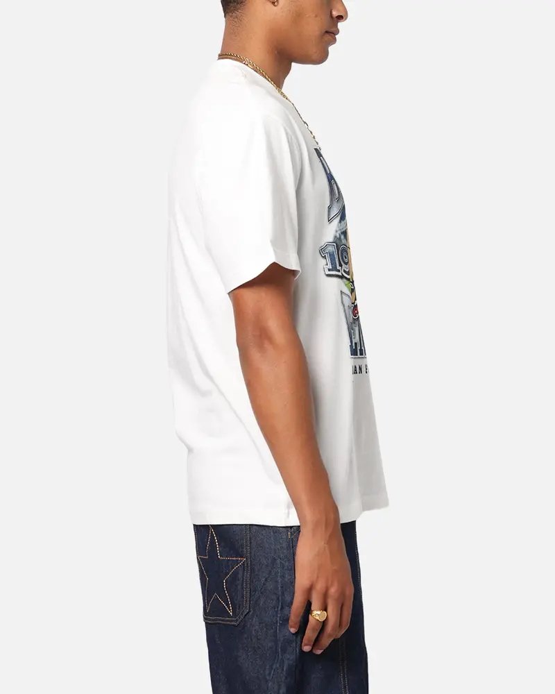 Mitchell & Ness Carlton Blues Mascot T-Shirt Vintage White 4