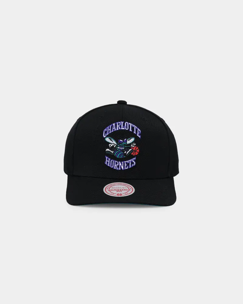 Mitchell & Ness Charlotte Hornets 'Wool Blend' Snapback Black 1