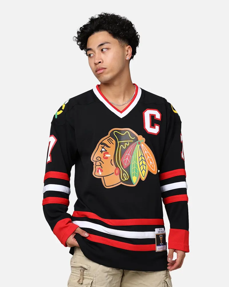 Mitchell & Ness Chicago Blackhawks Chris Chelios '97-98 Jersey Black 1