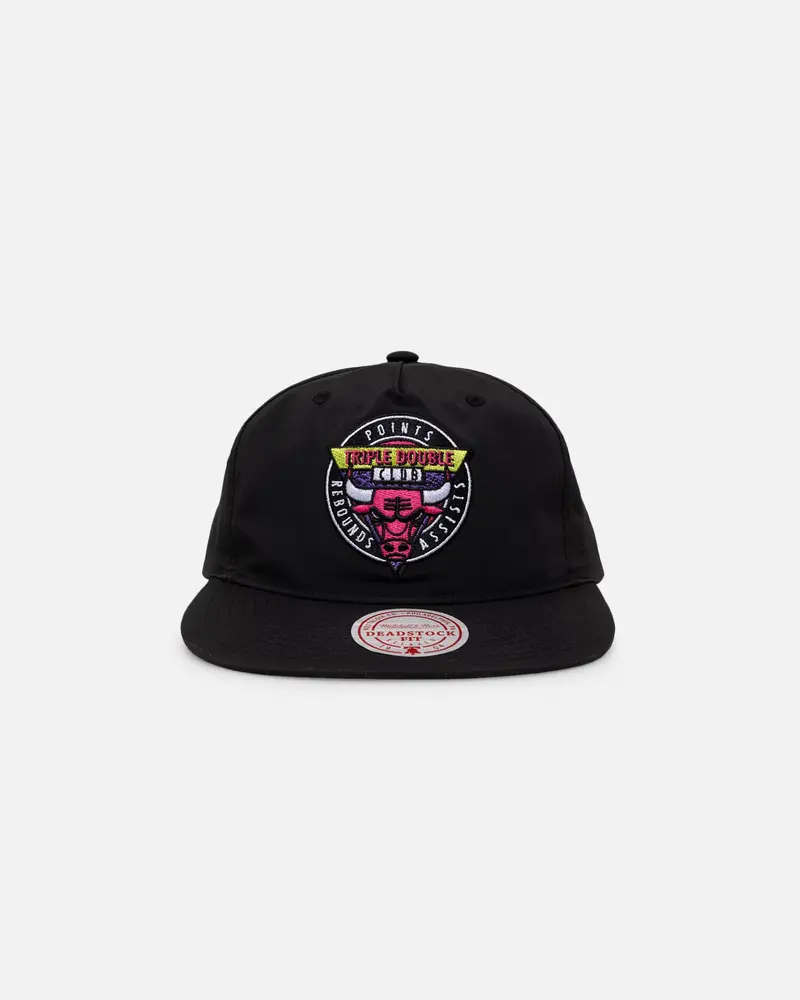 Mitchell & Ness Chicago Bulls Triple Double Origin Snapback Black 1