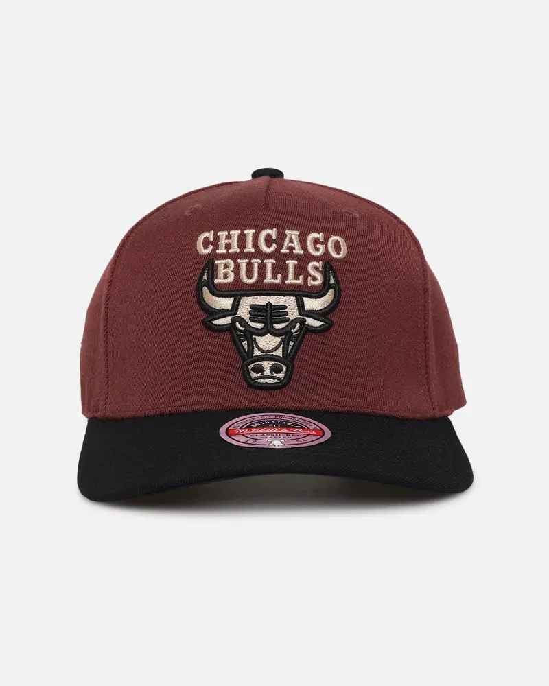 Mitchell & Ness Chicago Bulls 'Vintage Burgundy' Mvp Snapback Burgundy 1