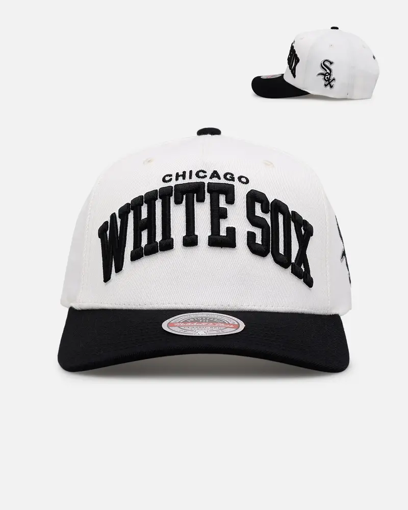 Mitchell & Ness Chicago White Sox 'Arch' Mvp Snapback Cream 1