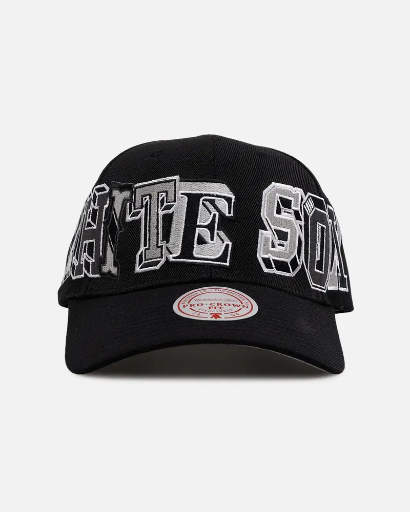 Mitchell & Ness Chicago White Sox 'Hyper Type' Pro Crown Snapback Black 1