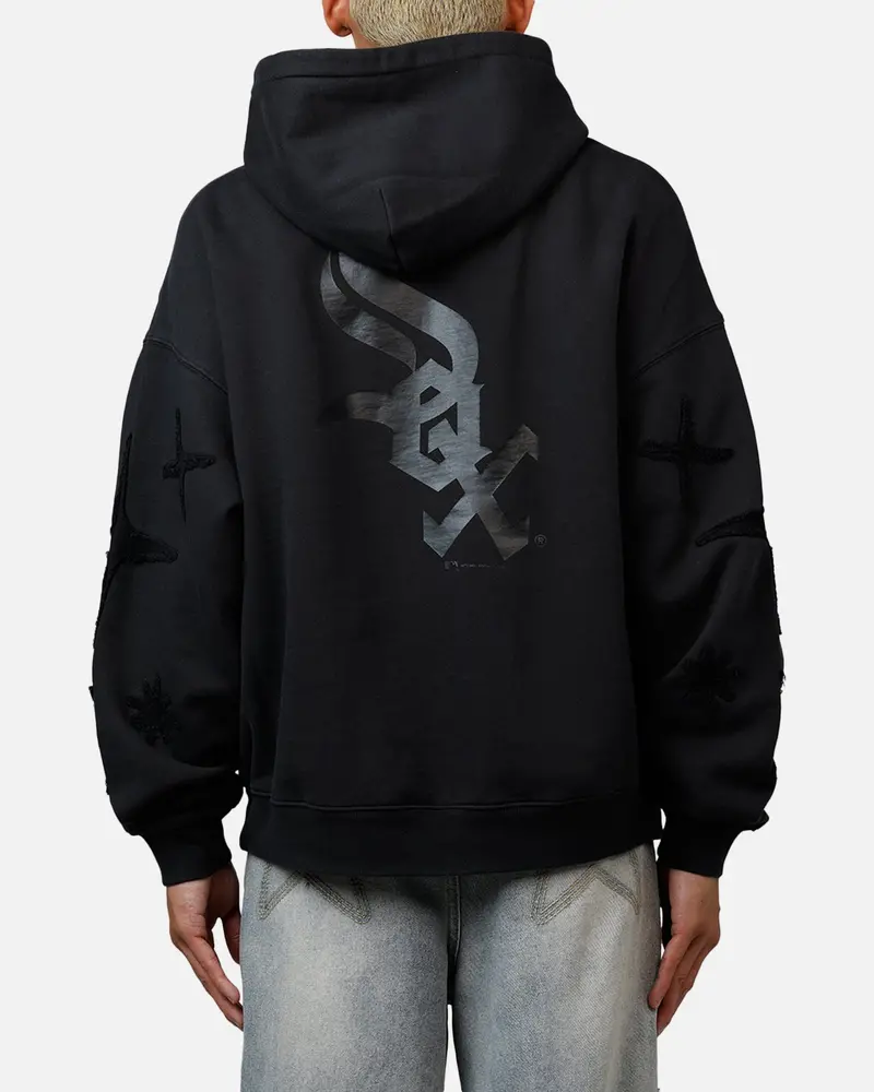 Mitchell & Ness Chicago White Sox Starburst Hoodie Faded Black 1