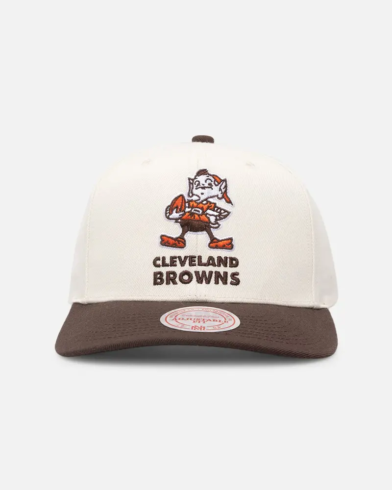 Mitchell & Ness Cleveland Browns Go Team Go Og Snapback Vintage Cream 1
