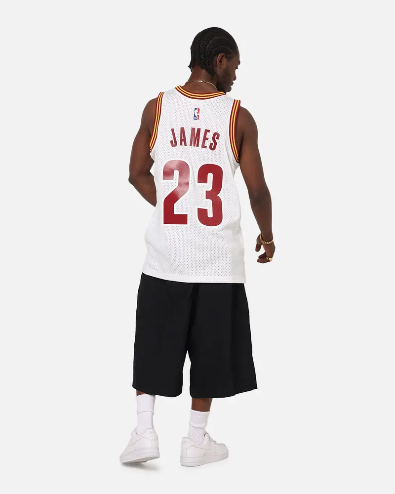 Mitchell & Ness Cleveland Cavaliers Lebron James 2015 Swing Jersey White 4