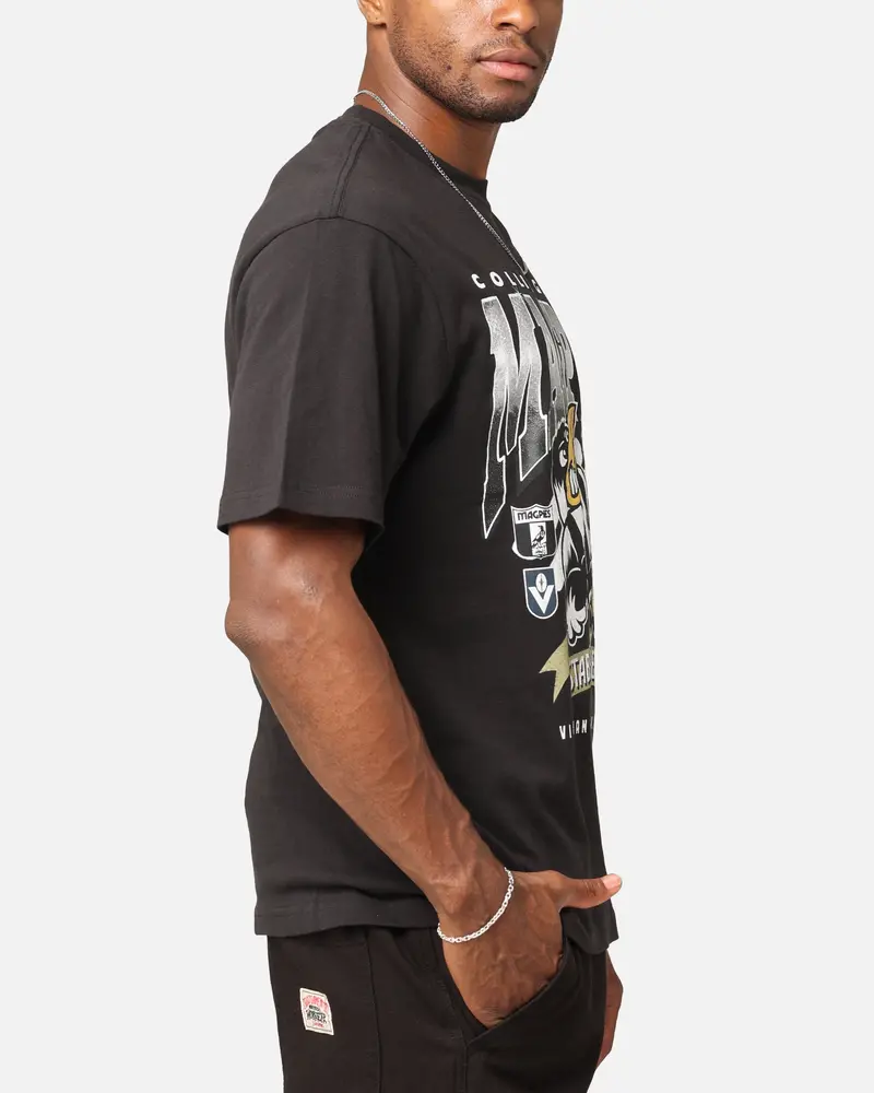 Mitchell & Ness Collingwood Magpies Character T-Shirt Faded Black 5