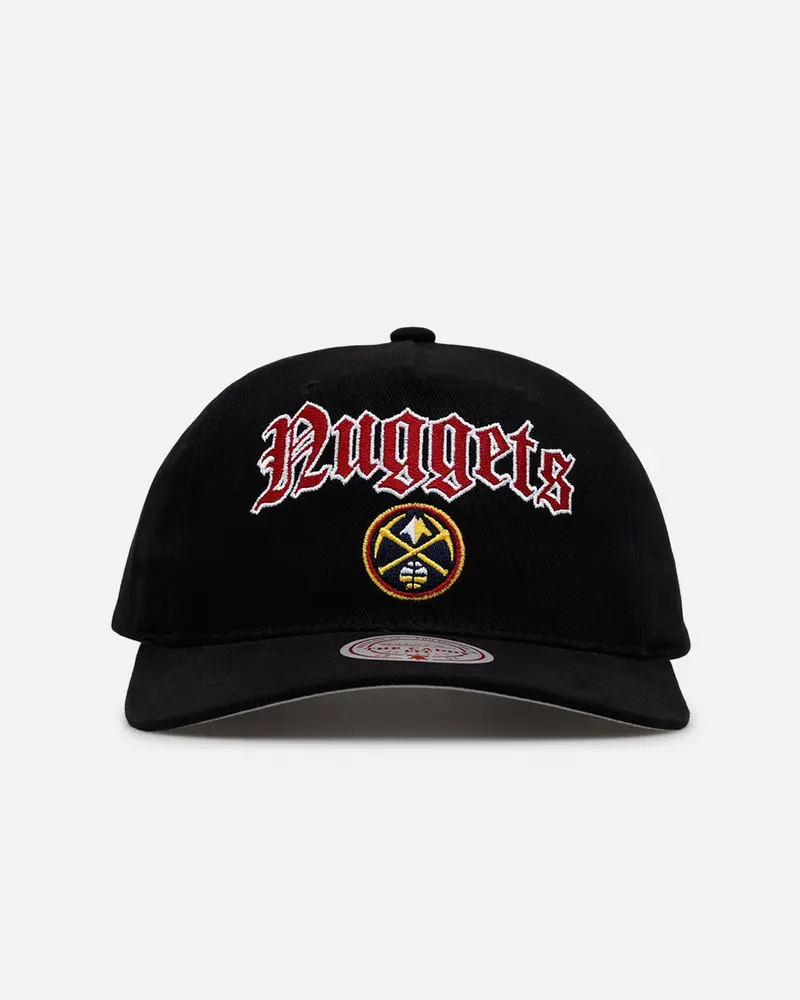 Mitchell & Ness Denver Nuggets 'Old English' Caddy Fit Snapback Black 1