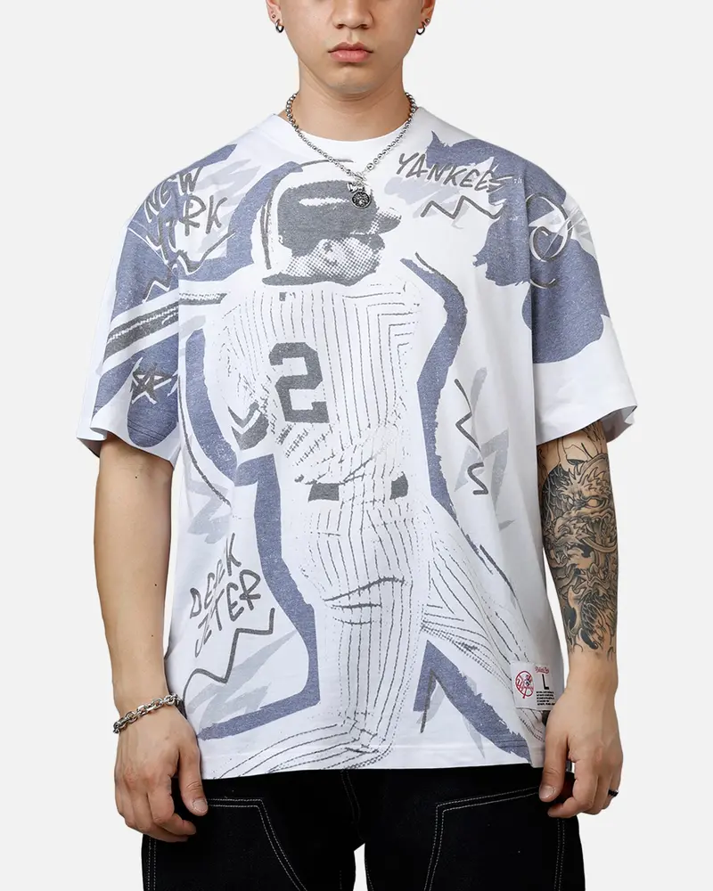Mitchell & Ness Derek Jeter Showstopper T-Shirt Navy 1