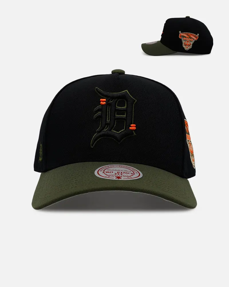 Mitchell & Ness Detroit Tigers 'Olive Cargos' Pro Pinch Snapback Olive/Black 1