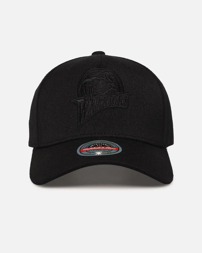 Mitchell & Ness Golden State Warriors 'Triple Black Core Classic' Mvp Snapback Black 1