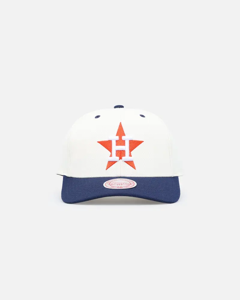Mitchell & Ness Houston Astros Go Team Go Snapback White Cream/Blue 1