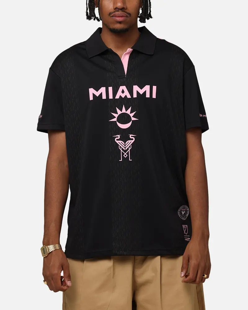 Mitchell & Ness Inter Miami Cf Soccer T-Shirt Solid Black 1