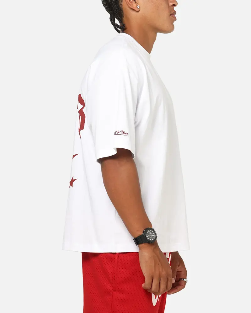 Mitchell & Ness Kansas City Chiefs Stars & Text Boxy T-Shirt White 5