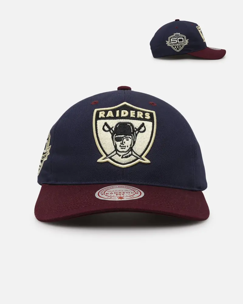 Mitchell & Ness Las Vegas Raiders 'Acai' Deadstock Snapback Deep Blue 1