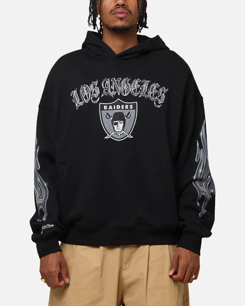 Mitchell & Ness Las Vegas Raiders Chrome Nation Hoodie Black 1