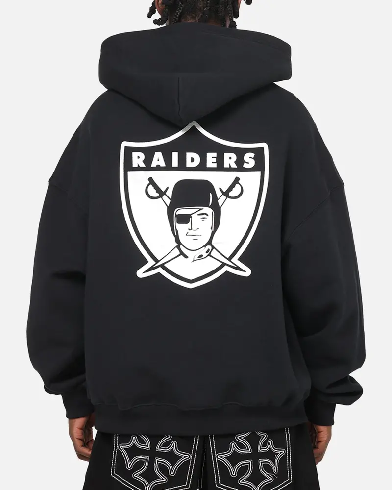 Mitchell & Ness Las Vegas Raiders Rhinestone Hoodie Faded Black 2