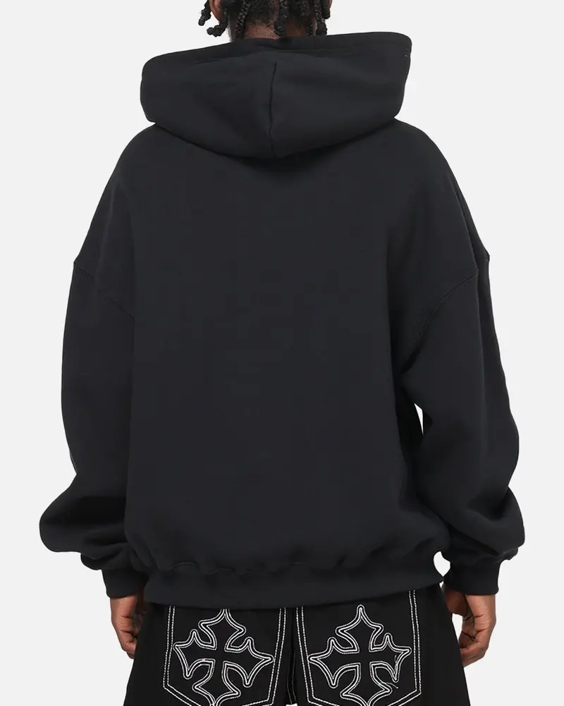 Mitchell & Ness Los Angeles Dodgers Rhinestone Hoodie Faded Black 3