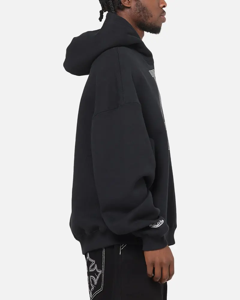 Mitchell & Ness Los Angeles Dodgers Rhinestone Hoodie Faded Black 4