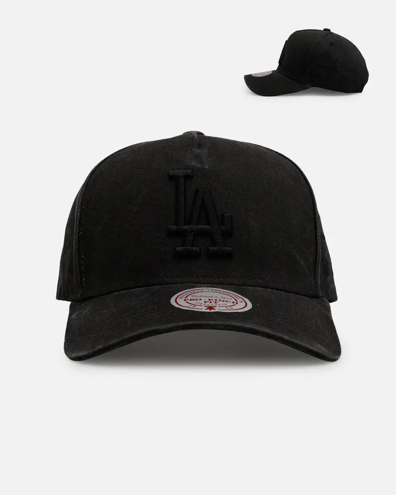 Mitchell & Ness Los Angeles Dodgers 'Starburst' Pro Pinch Snapback Black 1