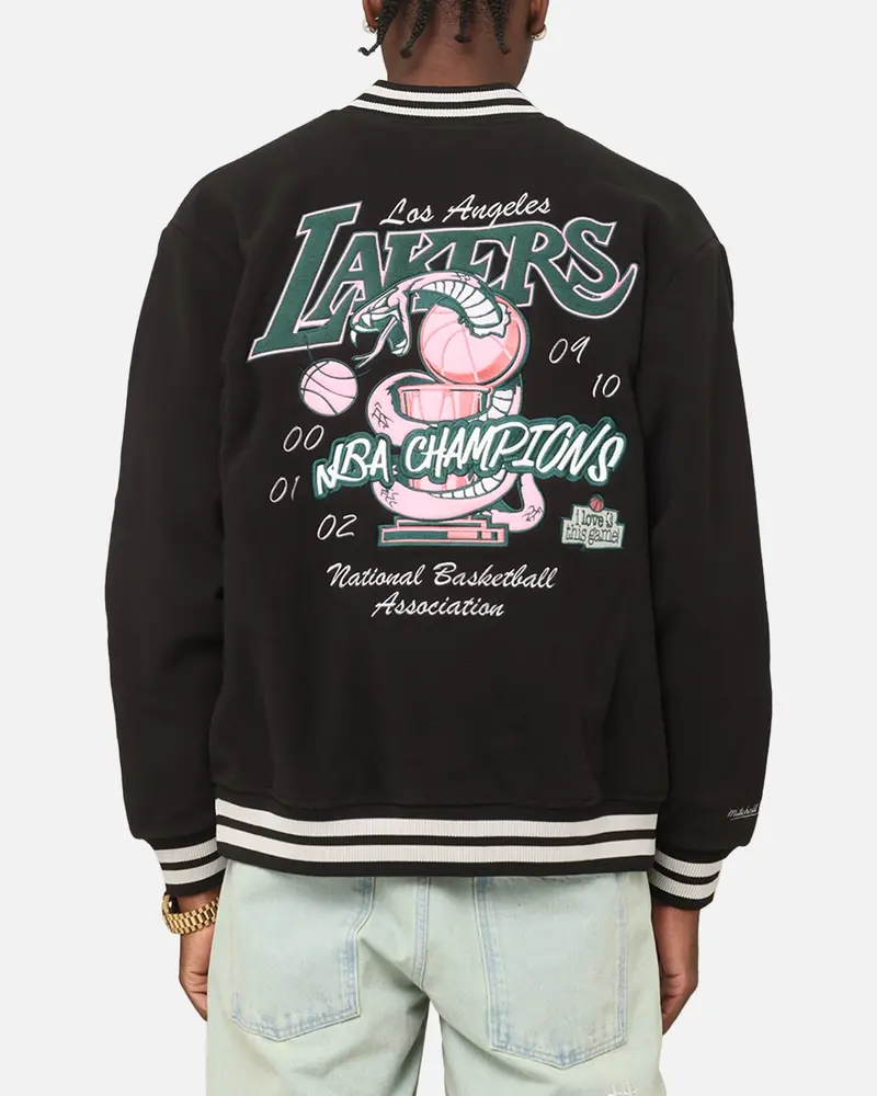 Mitchell & Ness Los Angeles Lakers Champions Jacket Black 1