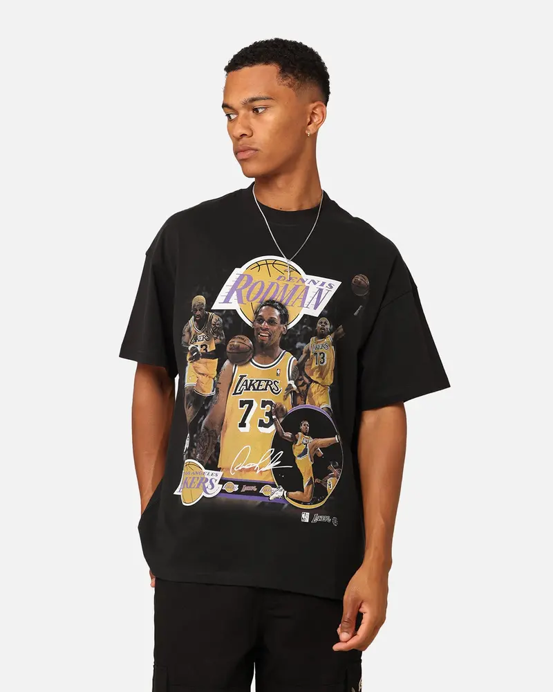 Mitchell & Ness Los Angeles Lakers Dennis Rodman Player T-Shirt Black 1