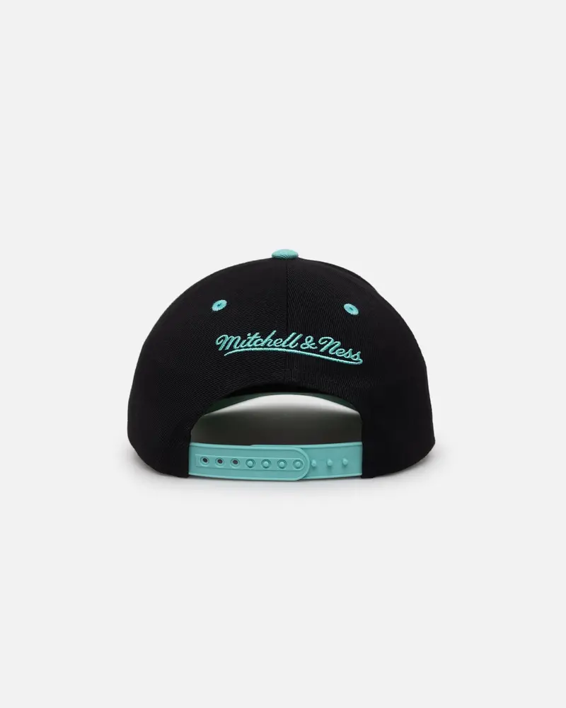 Mitchell & Ness Los Angeles Lakers "Ice Blue" Script Origin Snapback Black/Ice Blue 2