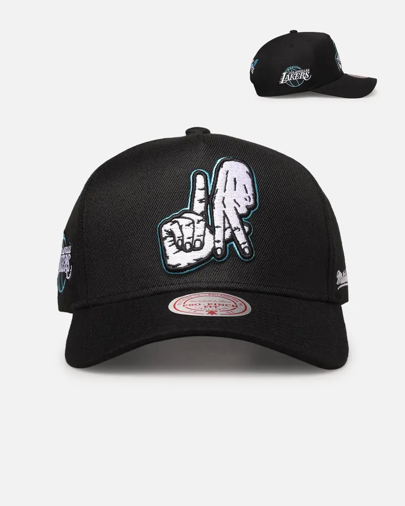Mitchell & Ness Los Angeles Lakers 'Legends La' Pro Pinch Snapback Black 1